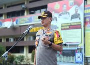 Kapolrestabes Medan Pimpin Apel Kerja Bakti Sosial dan penanda Tanganan Integritas Komitmen Penanganan Narkoba