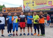 Wakpoldasu, Kapolrestabes Medan, Kapolres Deli Serdang & Kapolsek Pancur Batu Bersepeda Bersama