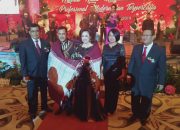 Kapolda Sumut Beserta Ibu Ketua Bhayangkari Hadiri Perayaan Natal Polisi Daerah Sumatera Utara