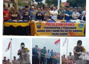 Polres Asahan Musnahkan 16 Kg Sabu dan 20 Kg Daun Ganja