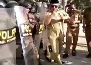 Persiapan Penertiban dan Penegakan Perda, Bupati Konawe Uji Kemampuan Personil SAT Pol PP