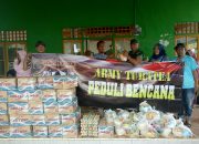 Peduli Korban Bajir, Pelda Rivai Bulu Salurkan Bantuan Sembako di Sapanang