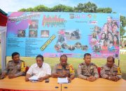 Kapolres Simalungun Gelar Konferensi Pers Millenial Safety Road Festival