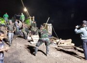 Inilah Leading Sectornya Garda Terdepan, Pembangunan Jembatan Munte Yang Putus