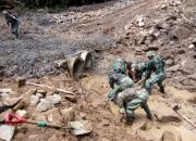 TMMD 104, Pemasangan Gorong Gorong Yang Menghubungkan Desa Bonto Matinggi dan Desa Bonto Manai Mulai Dipercepat