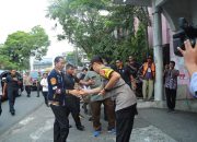 Kapoldasu Dan Kapolrestabes Medan Langsung Turun Mengamankan Kedatangan Presiden RI Dan Rombongan