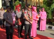 Kapolda SulSel Di Dampingi Ketua Bhayangkari Kunker di Kabupaten Jeneponto