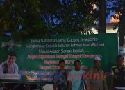 Ketua NU Cabang Jeneponto Pasang Spanduk Himbauan Larangan Kampanye di Masjid