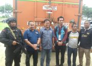 Tiga Armada Mobil Kontainer Membawa Kertas Surat Suara Pemilu Untuk Jeneponto