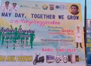 Peringati May Day, Disnakertrans Sultra Menggelar Jalan Santai dan Pemeriksaan Kesehatan Gratis