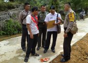 Bersama Tim Monev Desa Maboh Permai, Bhabinkamtibmas & Babinsa Cek Fisik Bangunan