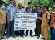 BPD & Pemdes Setuntung Gelar Monev Tahun Anggaran 2018 Bersama Bhabinkamtibmas