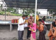 Pengelola Pajak Tradisional Hamparan Perak Santuni Anak Yatim