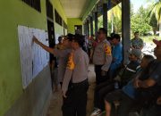 Pastikan Pemilu Aman, Tim Pamatwil Mabes Polri Tinjau Pengamanan TPS di Kecamatan Belitang