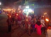 Ribuan Umat Muslim di Sekadau Ikuti Pawai Obor