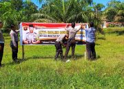 Polsek Belitang Pasang Banner Ucapan Selamat Menunaikan Ibadah Puasa 1440 H