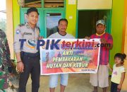 Cegah Karhutla, Sinergitas TNI-Polri Sosialisasi Bahaya Kebakaran Kepada Warga Desa