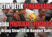 VIDEO: Detik-detik Penangkapan Pelaku Penculikan dan PENCABULAN 6 Orang Siswi SD di Kendari Sultra