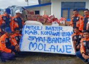 Peduli Banjir, Kantor Syahbandar UPP Kelas III Molawe, Salurkan Bantuan kepada Korban Banjir di Konut