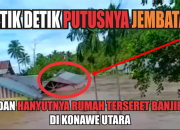 VIDEO: DETIK-DETIK Putusnya Jembatan dan Hanyutnya Rumah Terseret Banjir di Konut