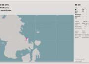 Wilayah Kota Kendari, Diguncang Gempa Bumi Berkekuatan 2,9 SR