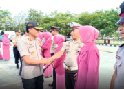 HUT Bahyangkara Ke 73 Puluhan Personel Polres Jeneponto Dapat Kado Naik Pangkat