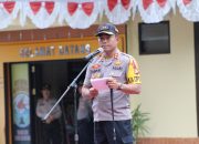 Peringati HUT Bhayangkara, Polres Bantaeng Tabur Bunga di Pantai Seruni Dan TMP