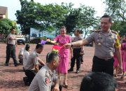 Kapolres Nias Pimpin Korps Raport Kenaikan Pangkat 36 Personil