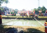 Semarakkan HUT Bhayangkara Ke- 73, Polsek Bajeng Suguhkan Lomba Pukul Bantal