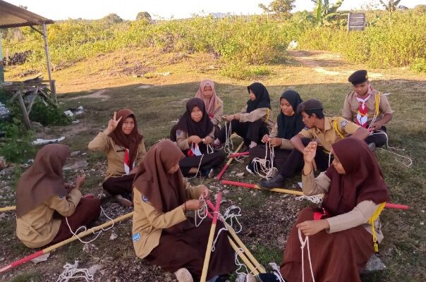 Ciptakan Kader Pramuka yang Handal dan Terampil, Puluhan Pelajar Ikuti Perjusami