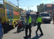 H-1 Idul Adha, Satlantas Polres Takalar Lakukan Pengaturan Arus Lalu Lintas