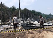 Polisi Selidiki Penyebab Kebakaran Mess Pekerja PT GUM di Belitang Hulu