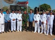 Babinsa Rajaya Didaulat Jadi Komandan Upacara HUT Kemerdekaan RI ke-74 di Polsel