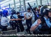 Polisi Bentrok Dengan Pengunjuk Rasa di Bandara Hong Kong