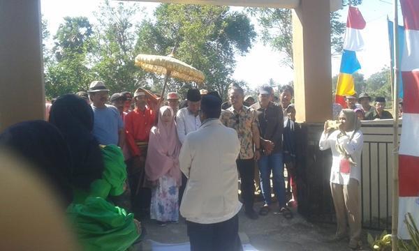 Penjemputan Pendaftar Calon Kepala Desa Lentu Berlangsung Meriah dan Aman