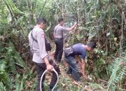 Personel Polsek Lakukan Patroli Karhutla & Imbau Warga Tidak Bakar Lahan
