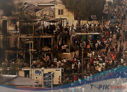 Api Bentrokan tewaskan satu orang di kamp migran Yunani yang sesak penduduk