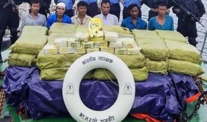 Polisi Menyita 1 Ton Sabu Diatas Kapal dan menangkap enam awak Myanmar