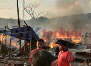 Diduga Arus Pendek Listrik, Pasar Malili Luwu Timur Terbakar