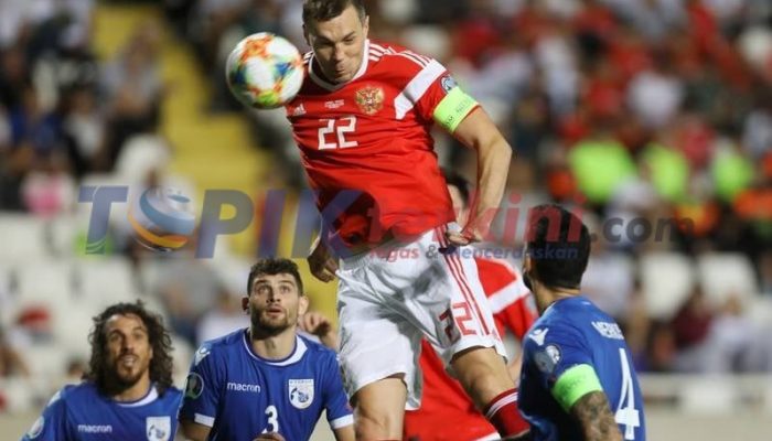 Rusia mengalahkan Siprus untuk lolos ke Kejuaraan Eropa 2020