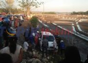 Ban Meletus dan Hilang Keseimbangan, Honda Brio Tergelincir di Nasara Jeneponto
