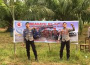 Polsek Belitang Pasang Banner Ucapan Dirgahayu TNI Ke 74
