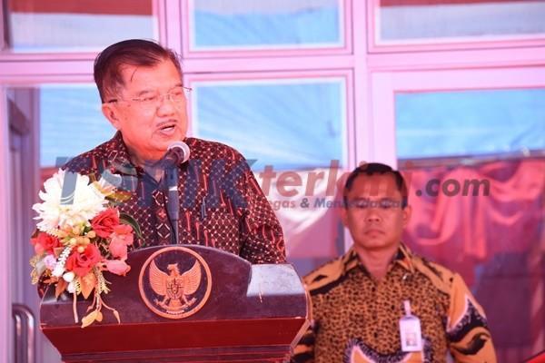 Kunker Wapres JK Resmikan Rusunawa Politeknik Bone