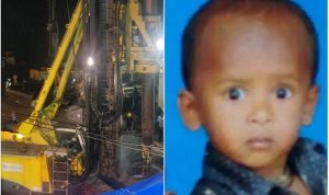 Petugas penyelamat India kesulitan menyelamatkan balita yang terjebak di sumur 26m