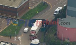 Polisi Essex temukan 39 orang tewas didalam sebuah kontener