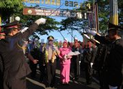 Kapolres Bantaeng Disambut Dengan Upacara Tradisi Pedang Pora