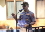 Pimpin Apel Pagi Perdana, Kapolres Bantaeng Sampaikan Harapan Kapolri