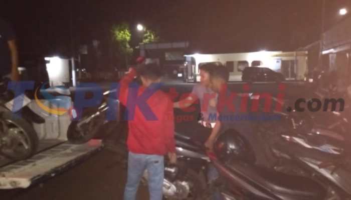 Polisi Amankan 7 Motor pelaku balap liar yang Kerap Resahkan Waga