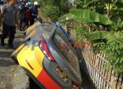 Dikemudikan Kapolsek, Mobil Dinas Patroli Polsek Salomekko Tabrakan