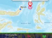 Potensi Tsunami, Gempa 7,4 M Guncang Sulawesi Utara